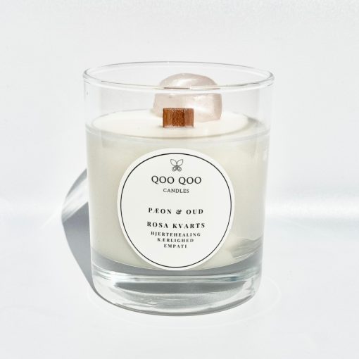 CRYSTAL CANDLE STEARINLYS MED KRYSTAL